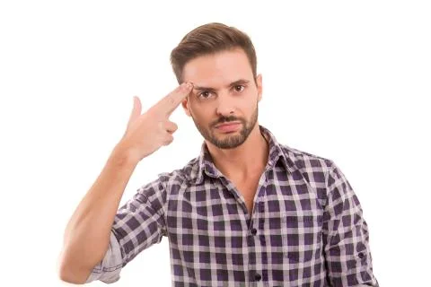 So sick of this! Stock Photos