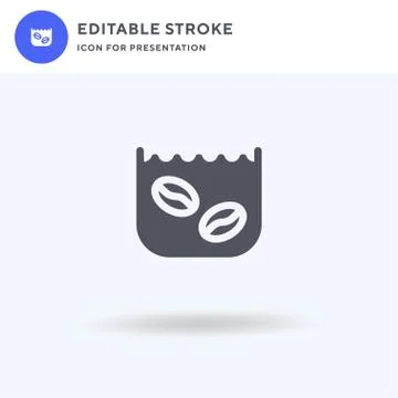 Soak icon vector, filled flat sign, solid pictogram isolated on white, logo Stock Illustration