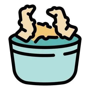 Soaking ginger root in water for cooking preparation Stock Illustration