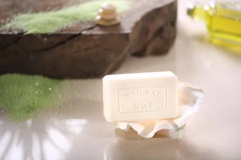  Soap and frame Foto stock