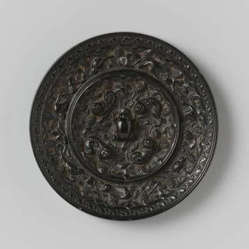 . Soap and grape type; Button in an animal shape, around it four sea sampl... Stock Photos