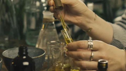 Soap and oil. Stock Footage 242758238