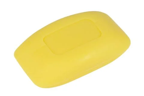 Soap bar on the white background close up 스톡 사진