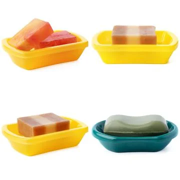 Soap bars isolated on the white background Foto stock