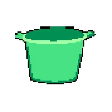 Soap basin plastic pixel art vector illustration イラスト素材
