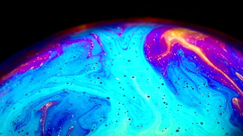Soap bubble abstract art patterns Stock Footage 151690355