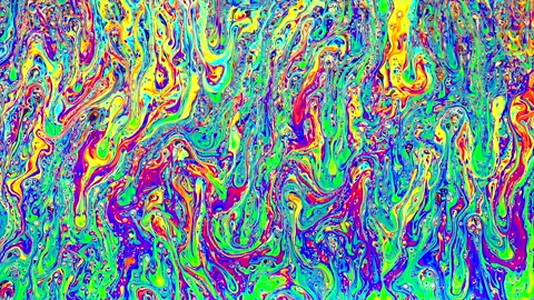 Soap bubble abstract art patterns Stock Footage 151697273