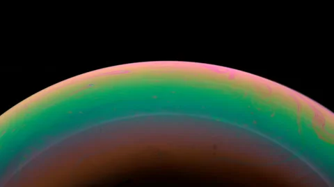 Soap bubble abstract art patterns Stock Footage 151900915