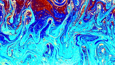 Soap bubble abstract art patterns Stock Footage 151906590