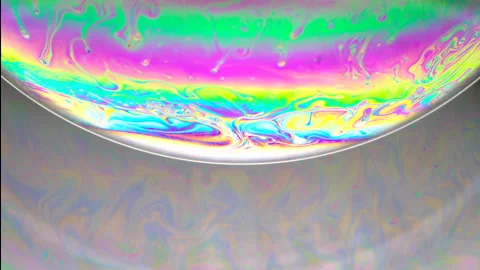 Soap bubble abstract art patterns Stock Footage 151974537