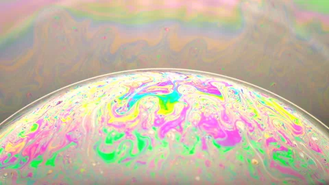 Soap bubble abstract art patterns Stock Footage 151976014