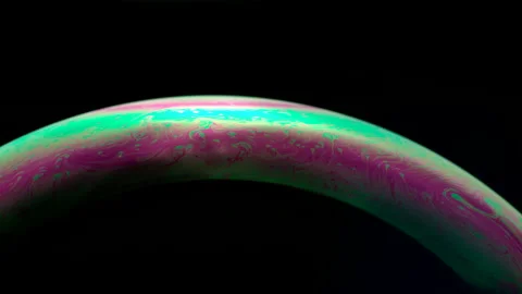 Soap bubble abstract art patterns Stock Footage 151976908