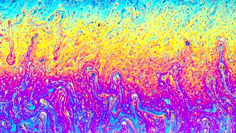 Soap bubble abstract art patterns Stock Footage 151986310