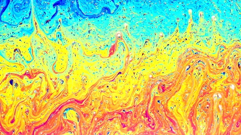 Soap bubble abstract art patterns Stock Footage 152103620