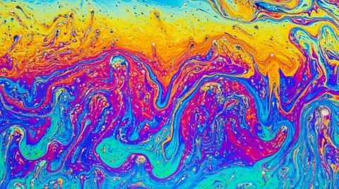 Soap bubble abstract art patterns 스톡 사진
