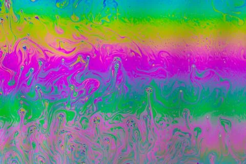Soap bubble abstract art patterns Stock Photos