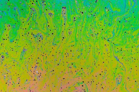 Soap bubble abstract art patterns Stock Photos