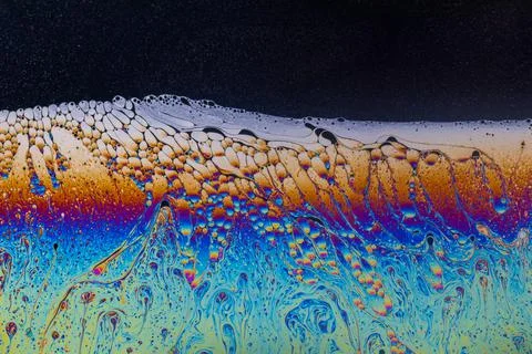 Soap bubble abstract art patterns 스톡 사진
