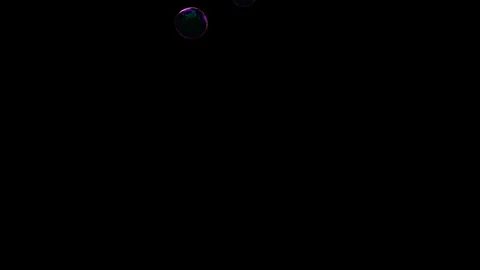 Soap bubble with alpha Stock Footage 102605315