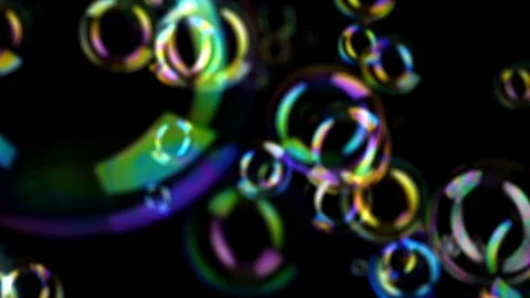 Soap bubble background. Видео 129944481