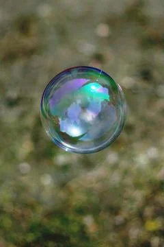 Soap bubble background Stock Photos