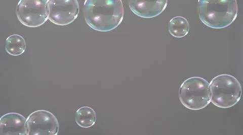 Soap bubble drop or Shampoo bubbles floating like flying in the air 스톡 사진