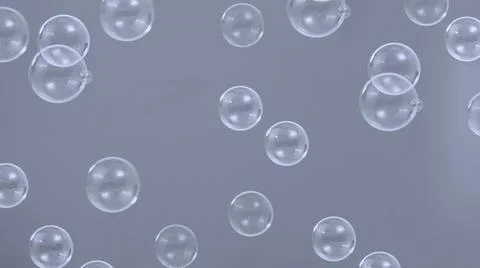 Soap bubble drop or Shampoo bubbles floating like flying in the air Stock Photos