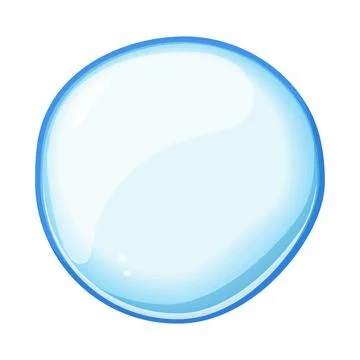 Soap bubble floating creating clean fresh background Stock Illustration