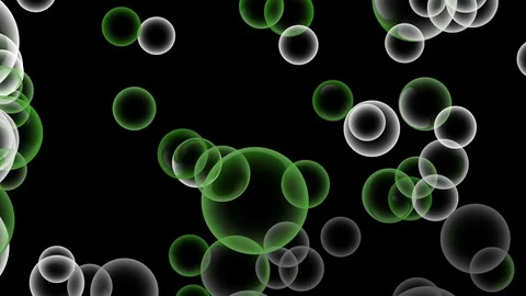 Soap Bubble Flying Across Black Background 스톡 동영상 74599339
