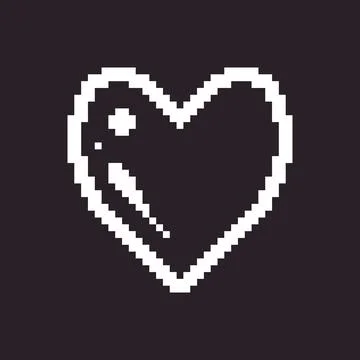 Soap bubble heart icon Illustrazione stock