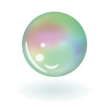 Soap bubble Stock Illustration