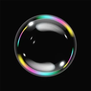 Soap bubble Stock Illustration