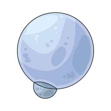 Soap bubble illustration Stock Illustration