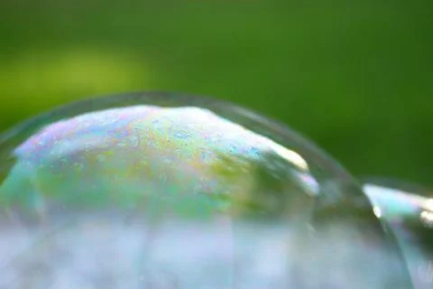 Soap bubble oudoors 写真素材