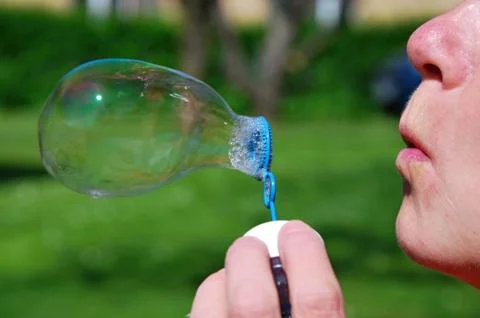 Soap bubble. 库存照片