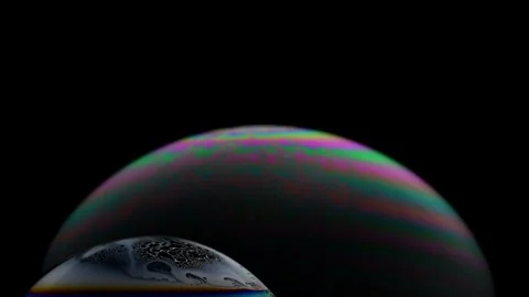 Soap Bubble Planet 6 Stock Footage 145785613