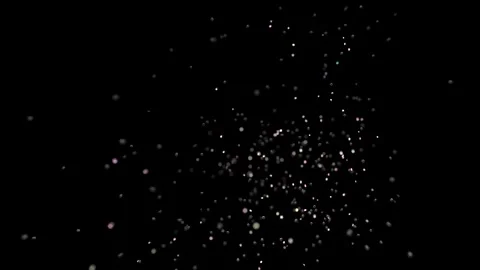 Soap bubble pop burst explosion over dark black screen Stock Footage 277534997
