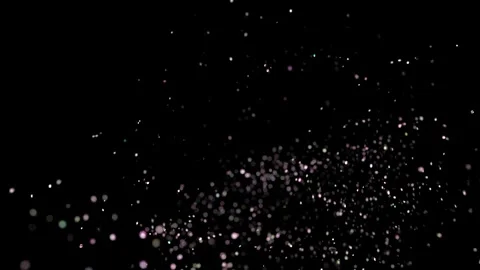 Soap bubble pop burst explosion over dark black screen Stock Footage 277810069
