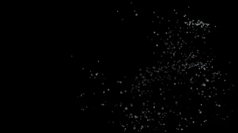 Soap bubble pop burst explosion over dark black screen Stock Footage 278227685