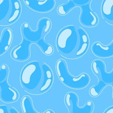 Soap bubble repeat pattern Stock Illustration