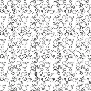 Soap bubble seamless pattern vector soda pop water bath duck rubber cartoon i Stock Illustration