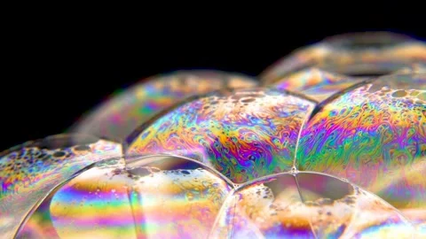 A soap bubble that shimmers in different colors. 스톡 동영상 234113006