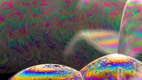 A soap bubble that shimmers in different colors 스톡 동영상 234113034