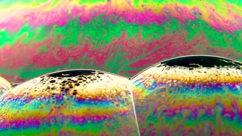 A soap bubble that shimmers in different colors. 스톡 동영상 234113170