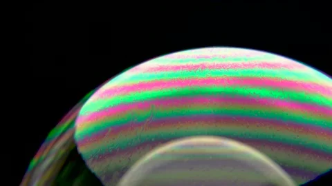 A soap bubble that shimmers in different colors. 스톡 동영상 234113261