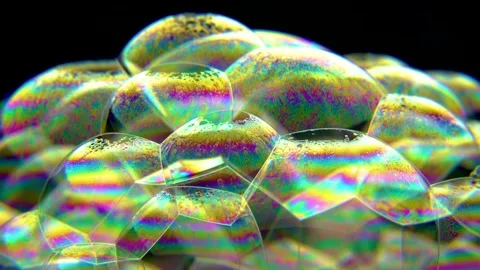 A soap bubble that shimmers in different colors. 스톡 동영상 234113275