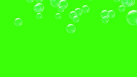 Soap Bubble Transition Trail – Green Screen FX Stock Footage 314023633