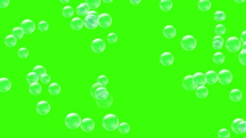 Soap Bubble Transition Trail – Green Screen FX Stock Footage 314023639