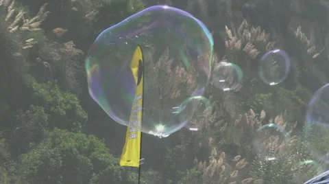 Soap bubbles 11 Stock Footage 49405761