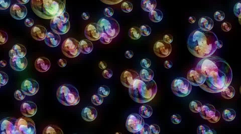 Soap Bubbles 2 - Joyful And Vivid Video Background Loop 스톡 동영상 23767830